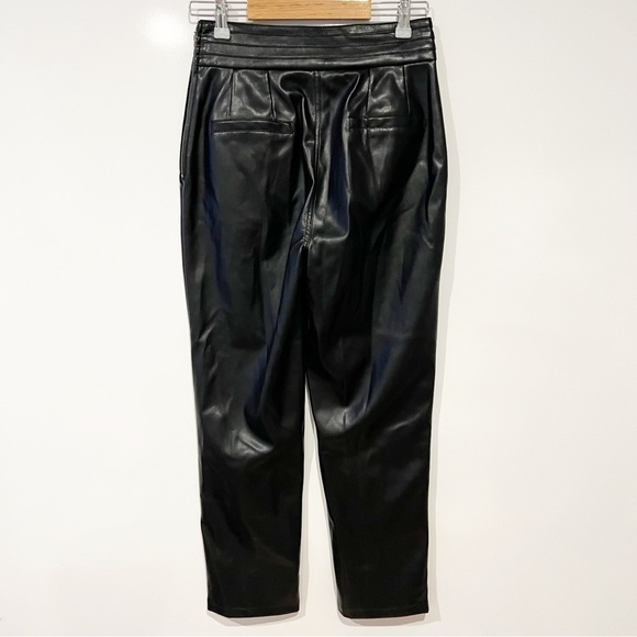 7 For All Mankind Vegan Leather Straight Leg Pants - Picture 3 of 13